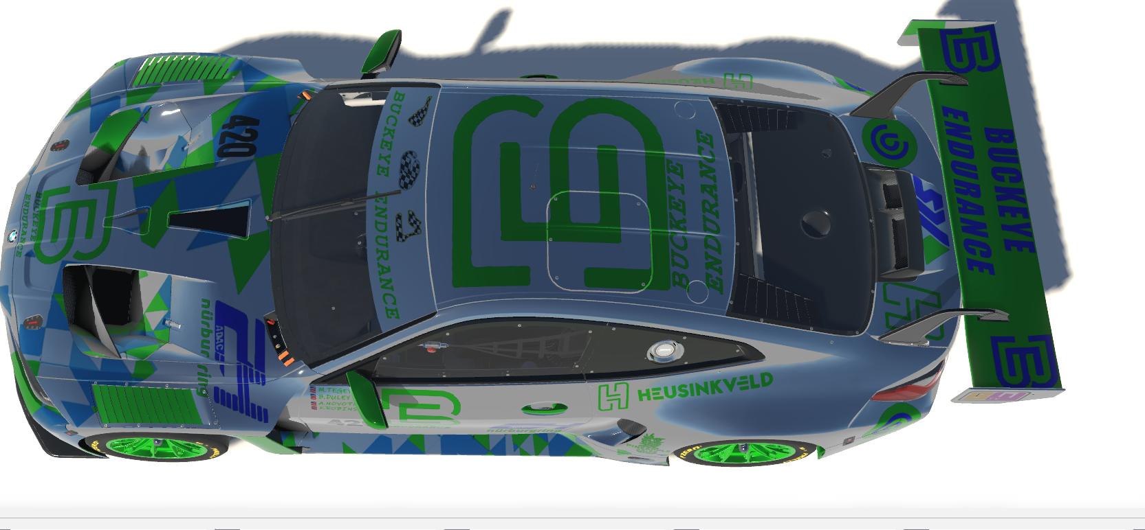 Preview of Mirror Chrome Buckeye Endurance 24 Hr Nurburgring BMW M4 GT3  by Todd Schwarz