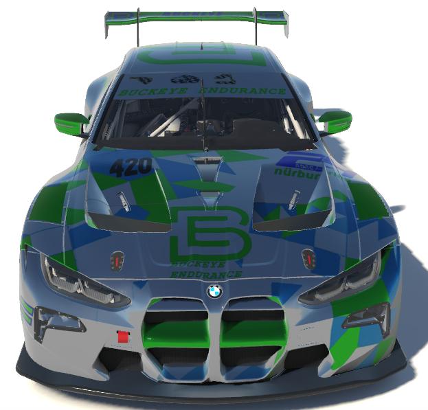 Preview of Mirror Chrome Buckeye Endurance 24 Hr Nurburgring BMW M4 GT3  by Todd Schwarz