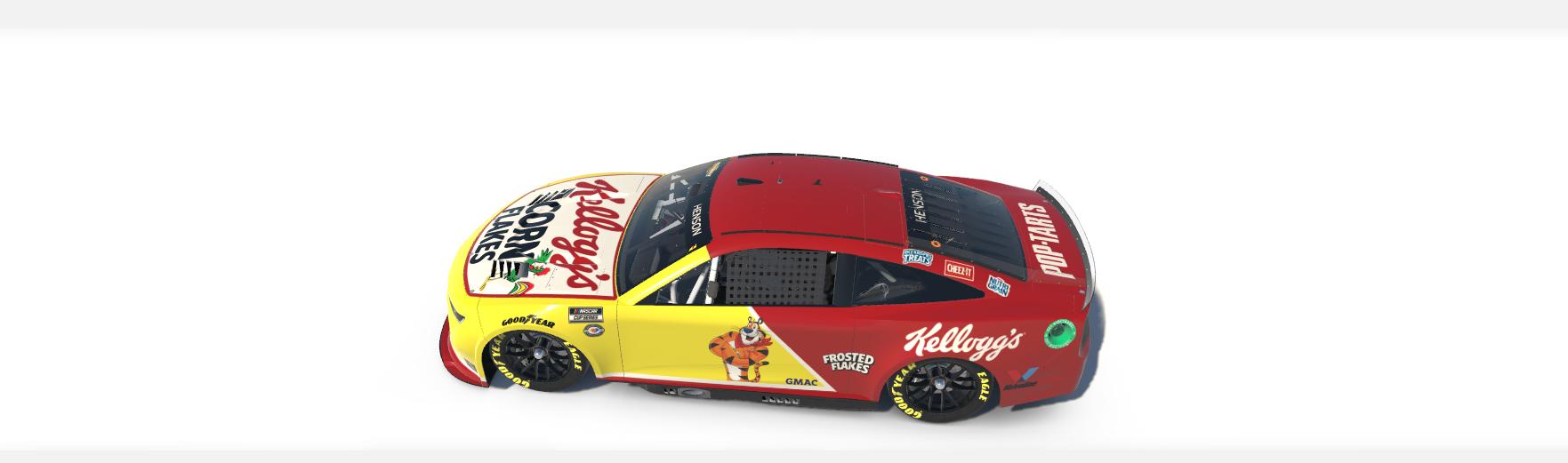 Kelloggs car by Trent Henson Trading Paints