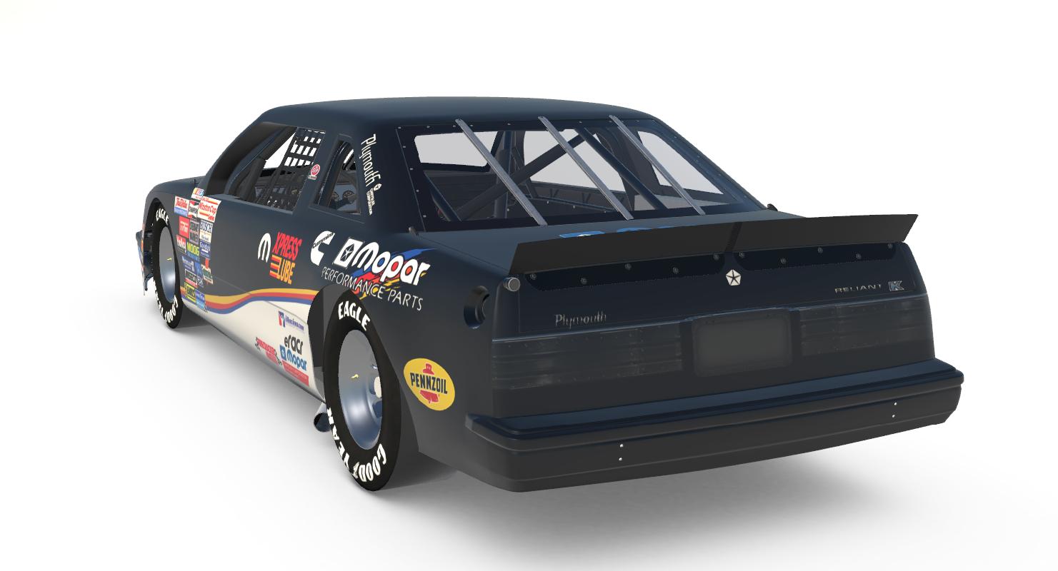 Preview of Fictional Mopar Plymouth Reliant K (No Number) by John J D.