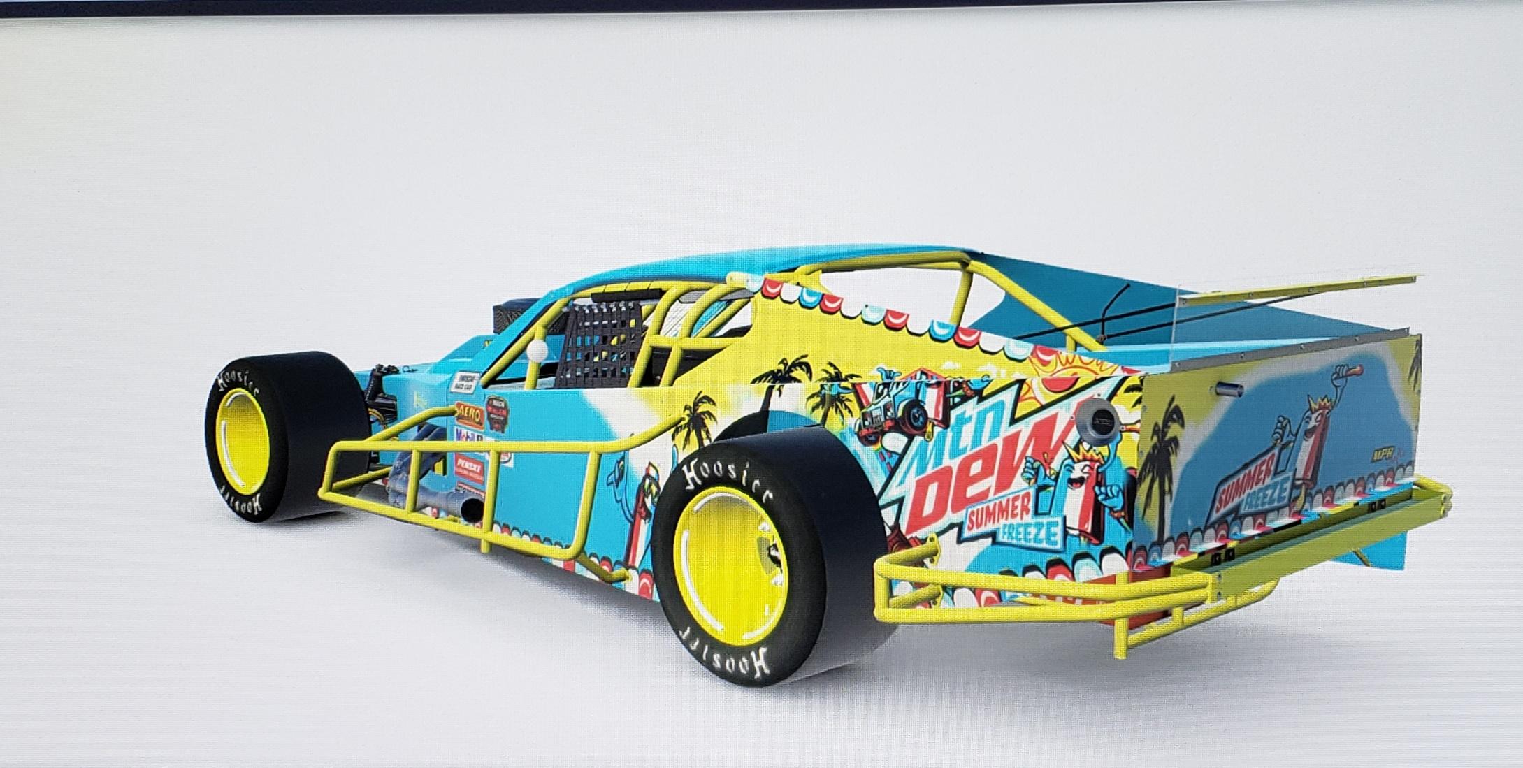 Mtn Dew Summer Freeze Asphalt Modified by Mike Monroe2 Trading Paints