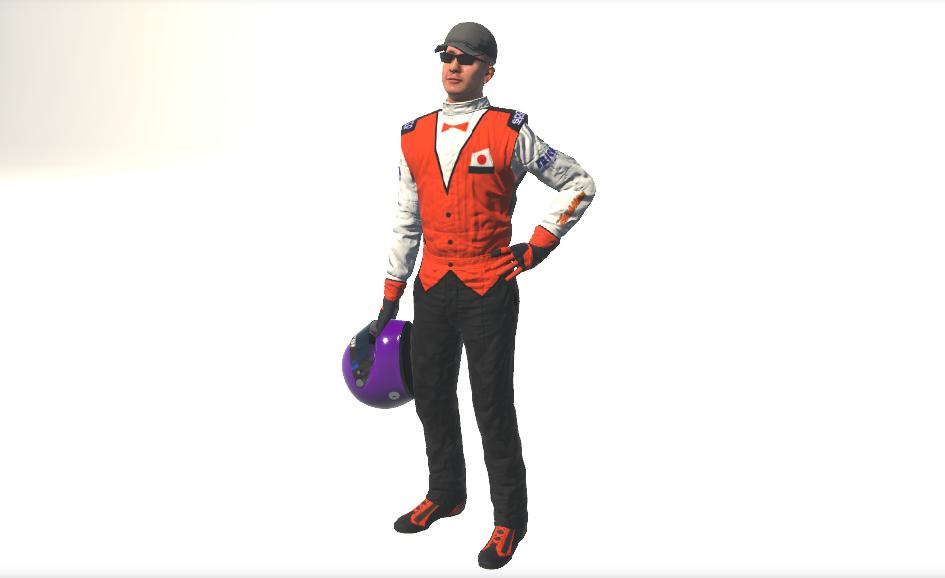 Preview of Team Orange Tuxedo Driver Suit by Steve Tilbury