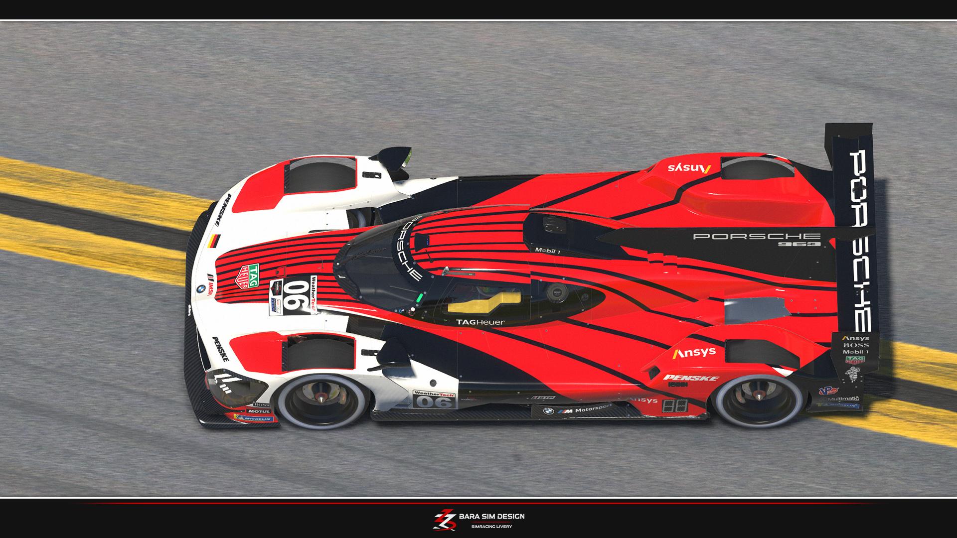 Preview of Porsche 963 LMDH IMSA - #7 Black by Julien Ribouleau