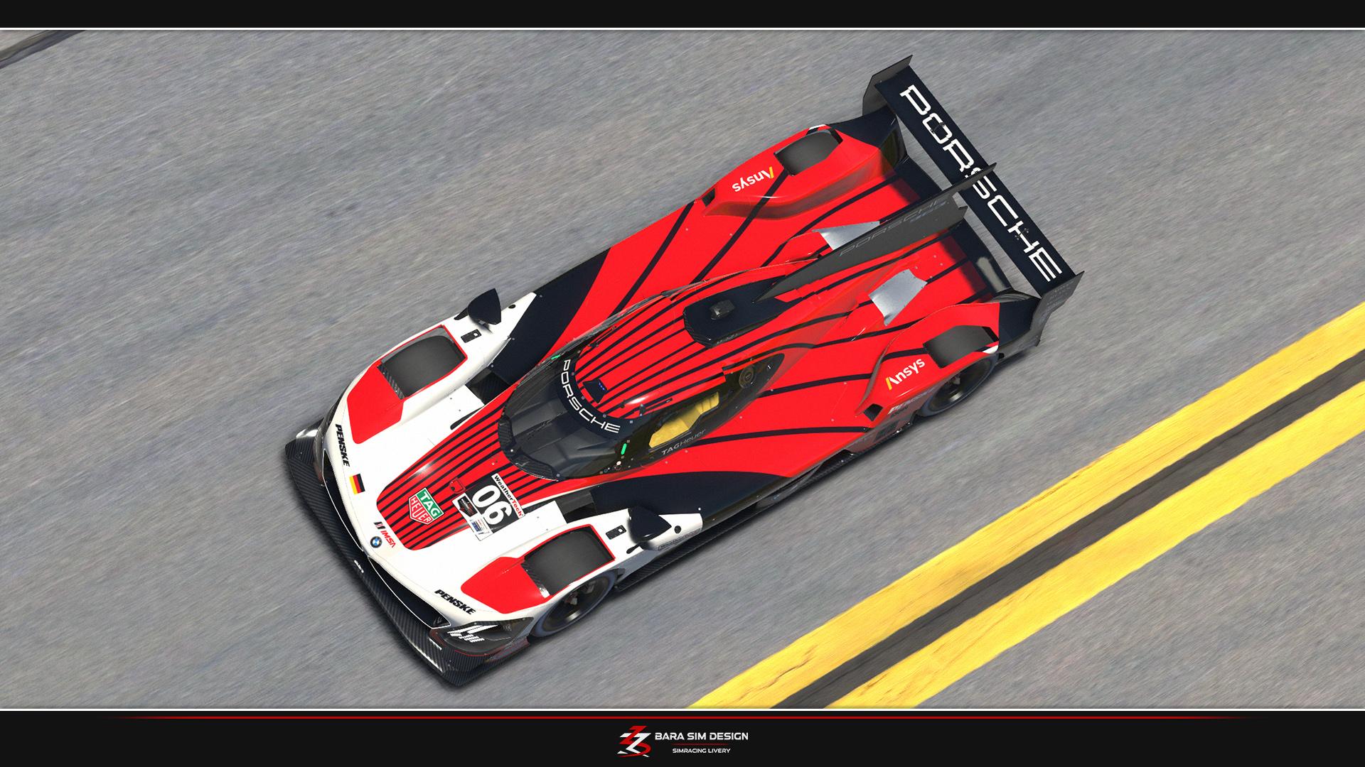 Preview of Porsche 963 LMDH IMSA - #7 Black by Julien Ribouleau