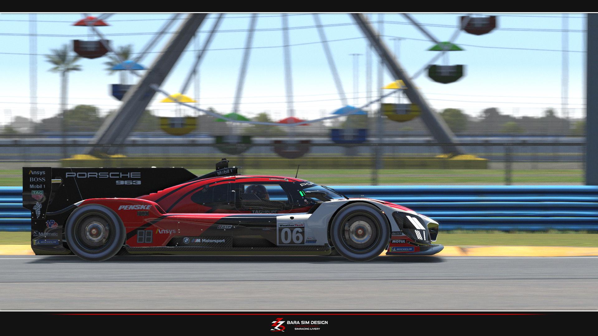 Preview of Porsche 963 LMDH IMSA - #7 Black by Julien Ribouleau