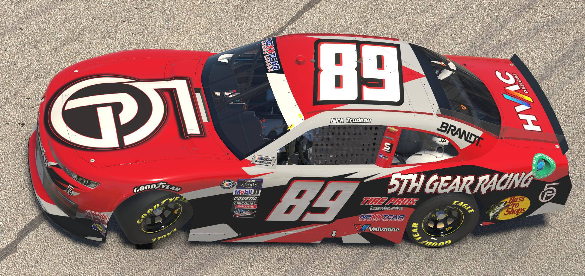 5th Gear Racing 89 Xfinity Camaro by Matthew Erickson4 Trading Paints