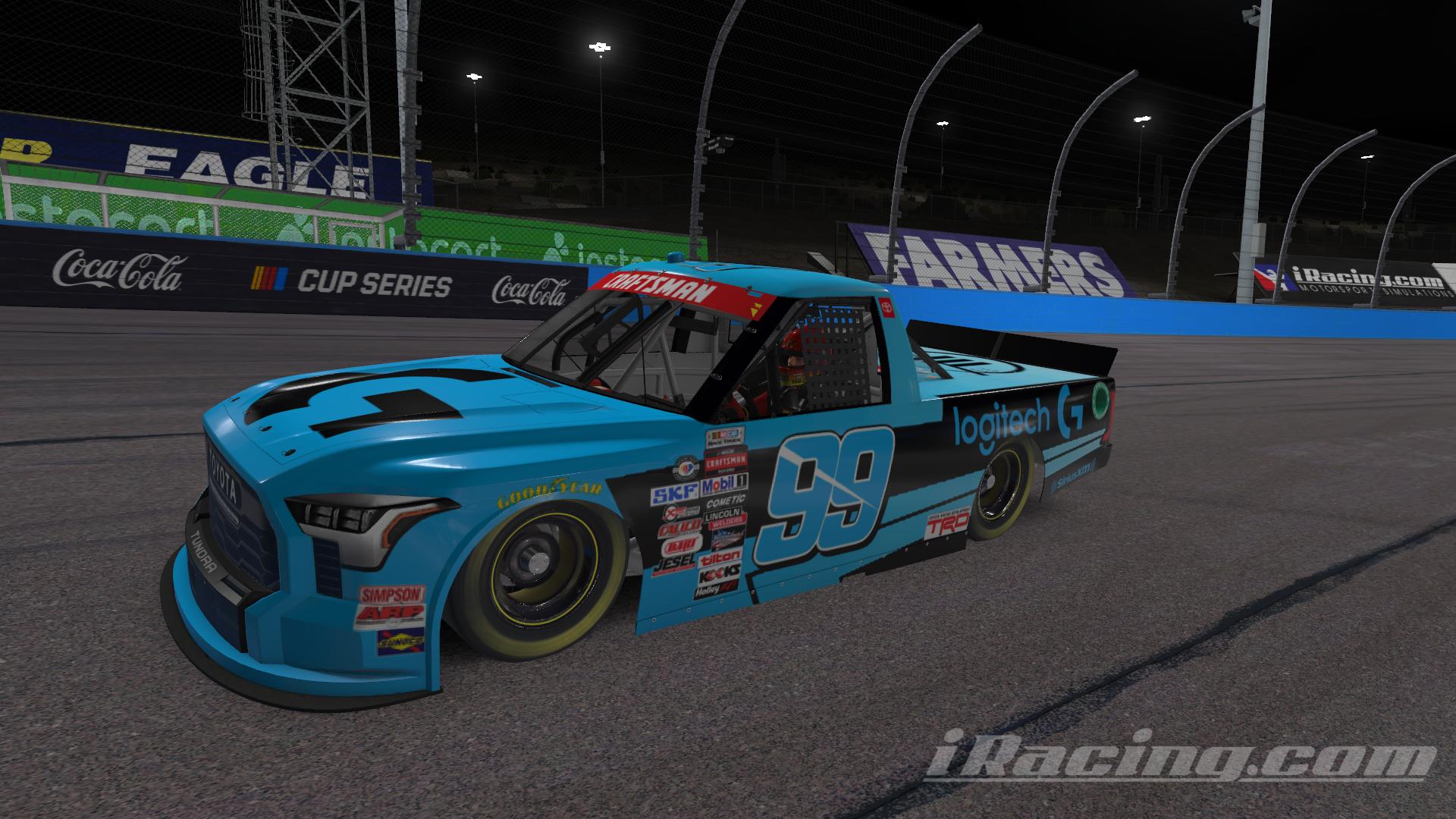 Preview of #99 Logitech Toyota Tundra TRD Pro by Lily Fraser