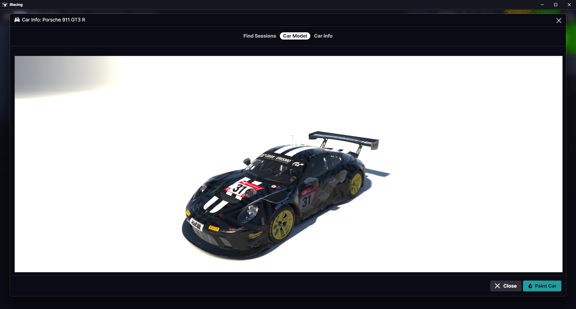 Sim Rounds Paint GoRacing Sim League Personal Paint - Hunt by Christopher Hunt3 ...