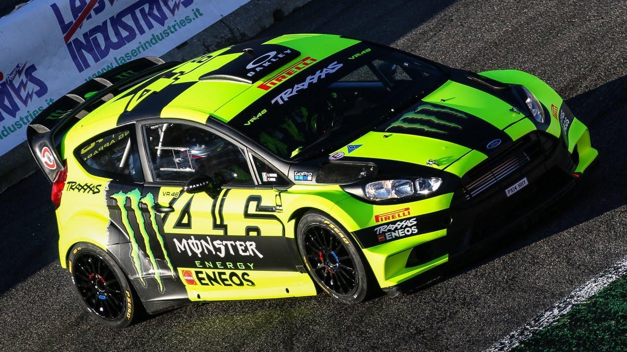 Preview of Ford Fiesta Monster VR46 Valentino Rossi Rally Monza 2016 livery by Mirko Zampa