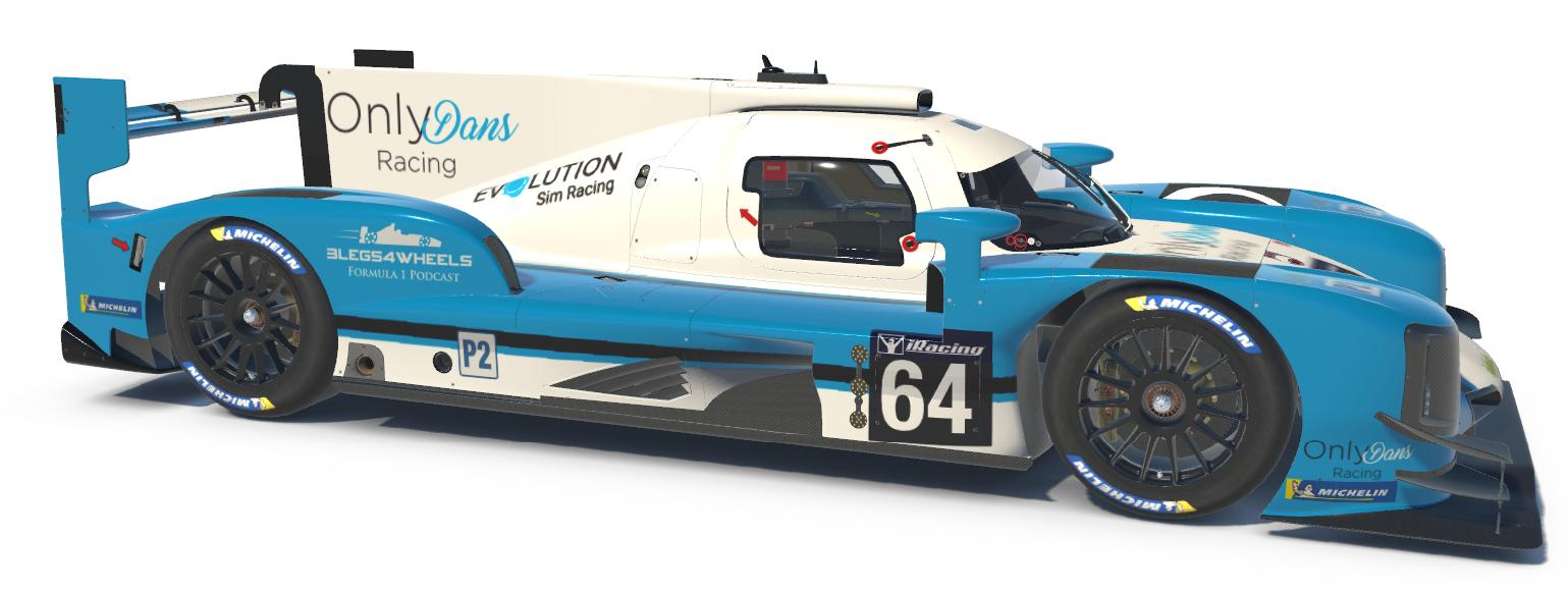 Evo Sim Racing 3L4W - LMP2 for Only Dans Racing by Stephen Evason ...