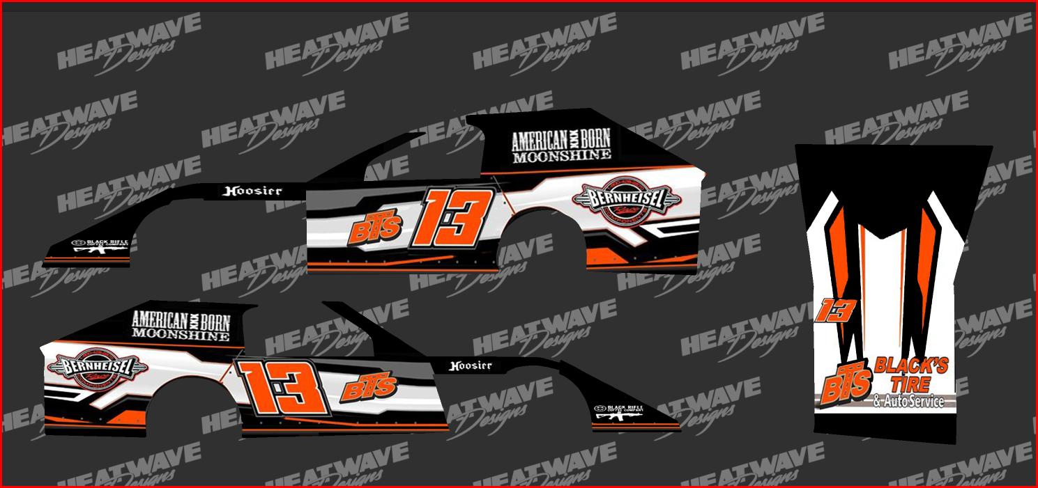 Dirt UMP Modified Heath Earnst 13 BTS racing by Brandon S. - Trading Paints