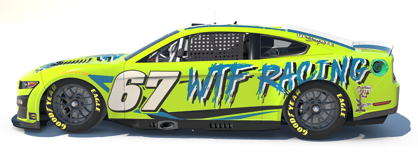 Preview of WTF yellow Mustang Nextgen Custom Number by Doug Ezzell