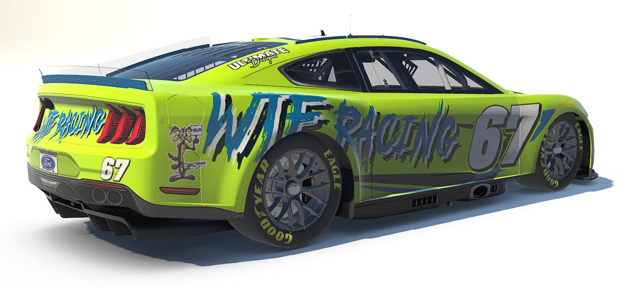 Preview of WTF yellow Mustang Nextgen Custom Number by Doug Ezzell