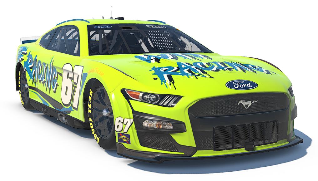 Preview of WTF yellow Mustang Nextgen Custom Number by Doug Ezzell