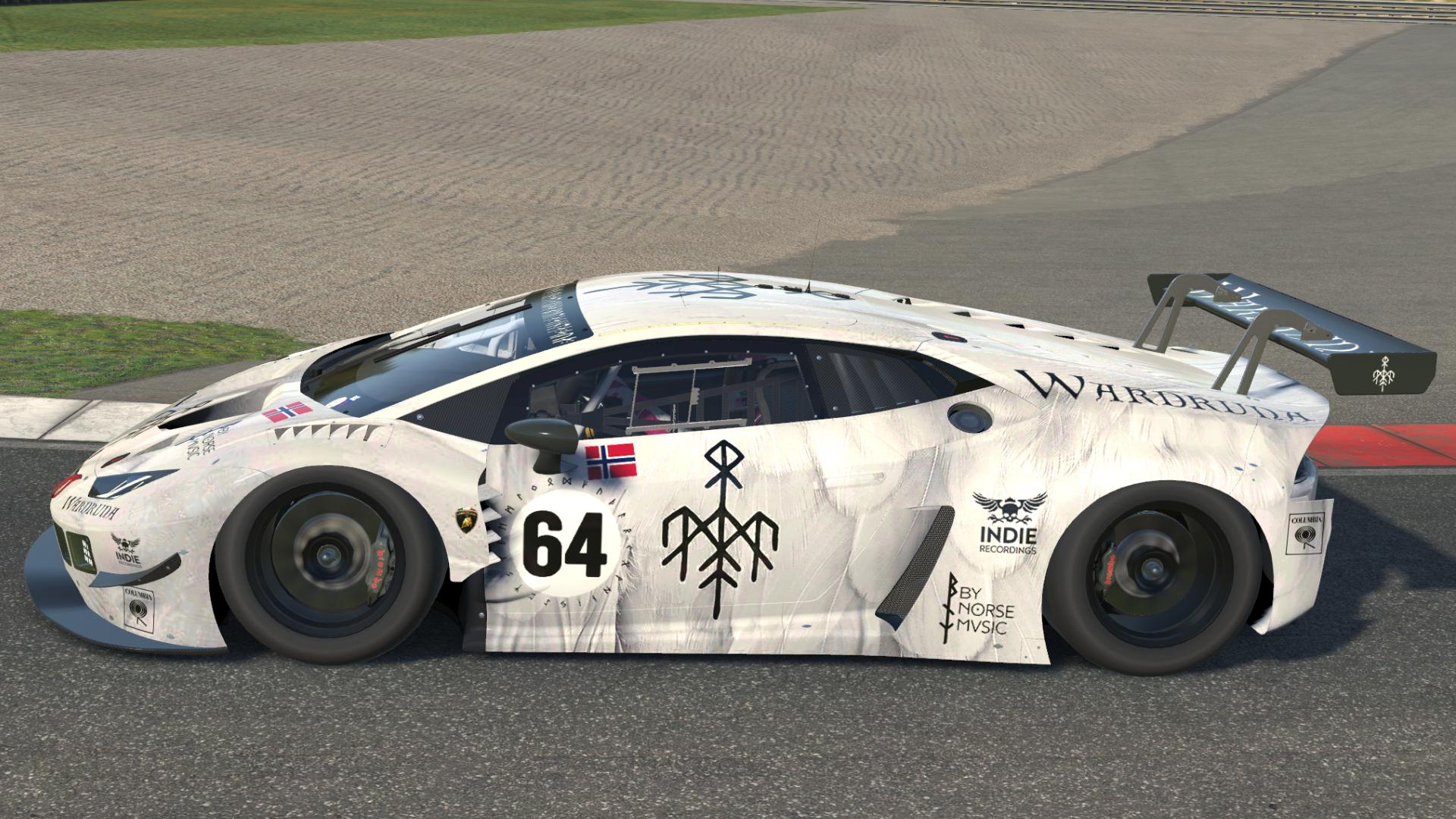Preview of Wardruna Kvitravn – First Flight of the White Raven Lamborghini Huracan GT3 EVO by Jasper De Jong