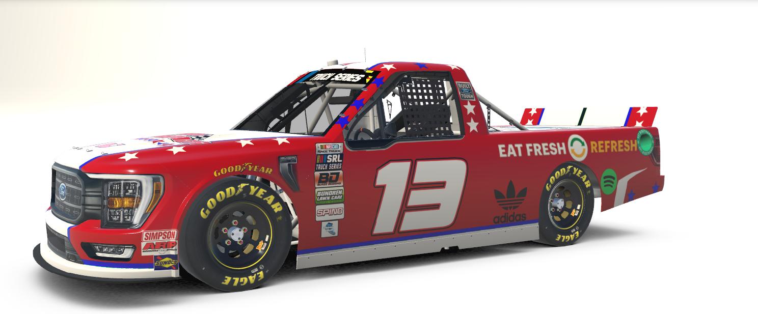 Preview of Horn Motorsports (Patriotic) (Sim) Ford F150 by Seth Burciaga