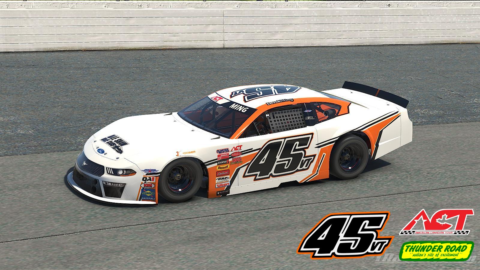 Preview of #45VT - Derek Ming - 2023 ACT Late Model by Matthew Breuer