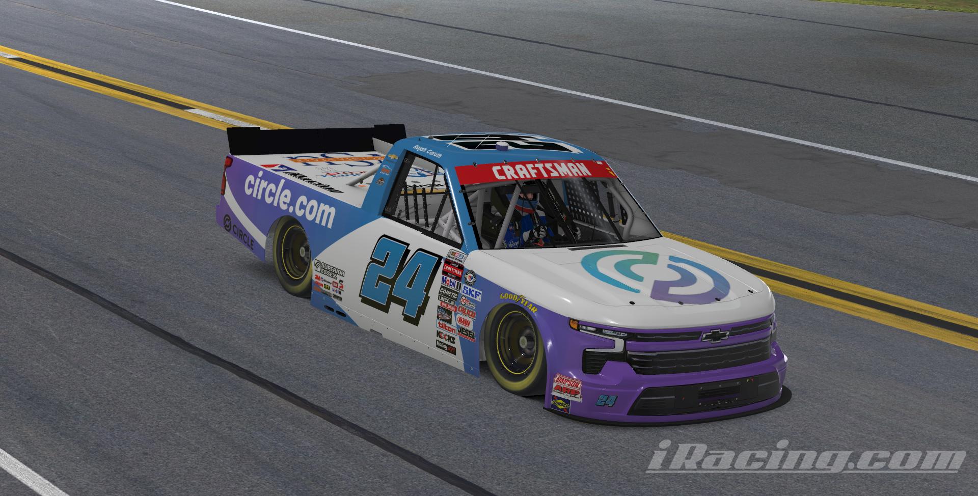 Preview of #24 Rajah Caruth 2023 Circle Truck Concept by Martin Roberg