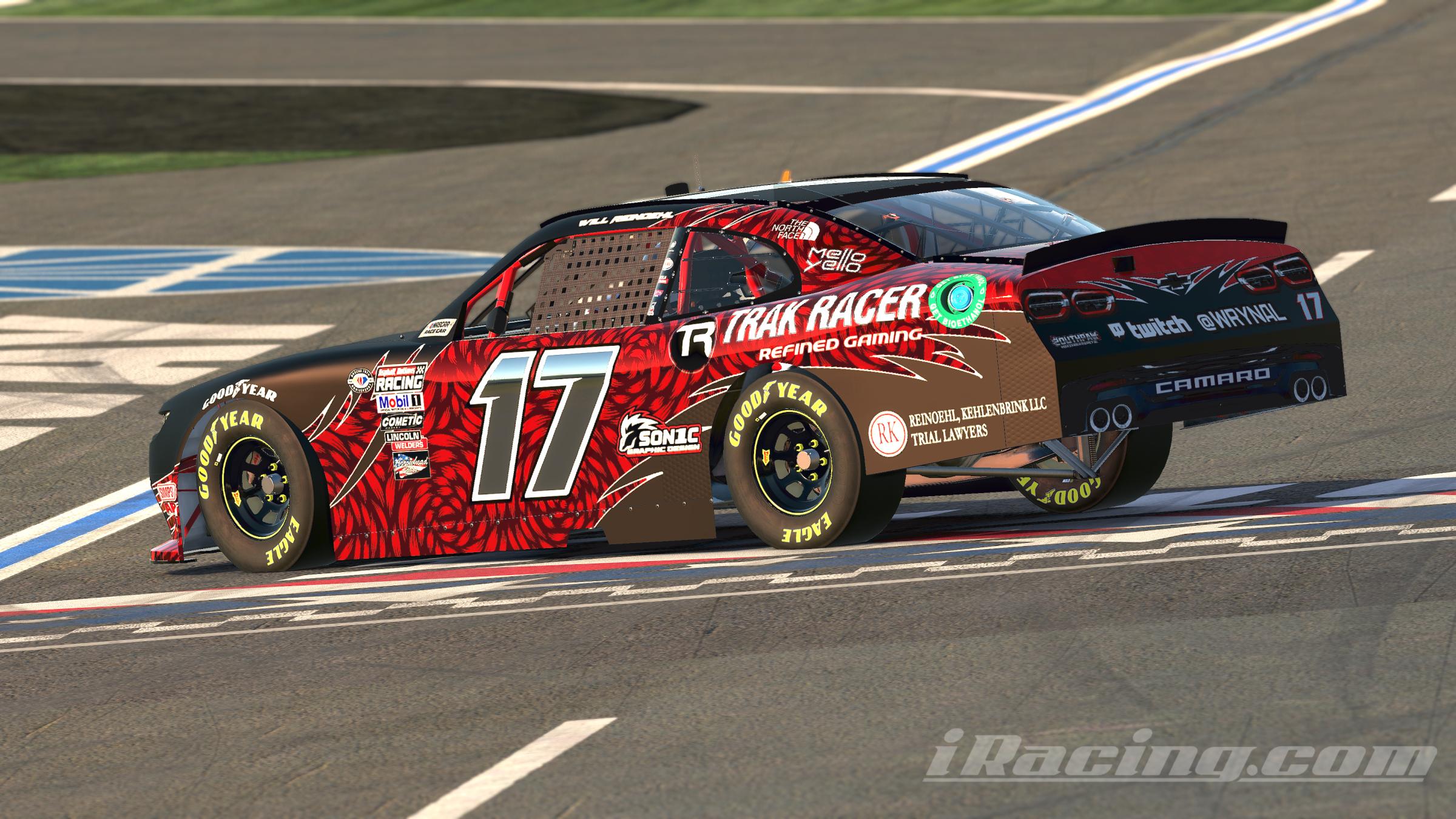 Preview of trak racer son1c graphic design by Nathan C.