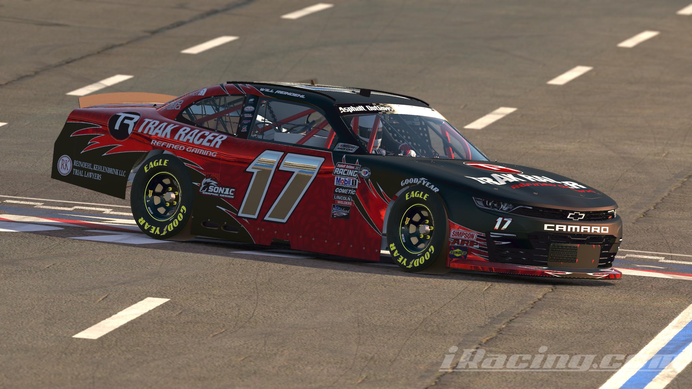 Preview of trak racer son1c graphic design by Nathan C.