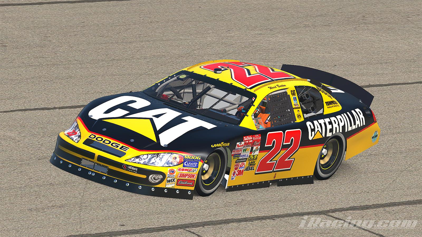 2002 Ward Burton Caterpillar by Courtney Miracle Trading Paints