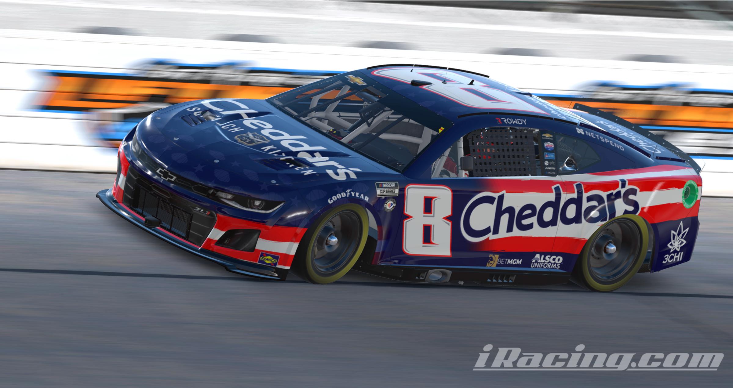 Kyle Busch 2023 Cheddars Patriotic Chevy (Custom ) by Gary P