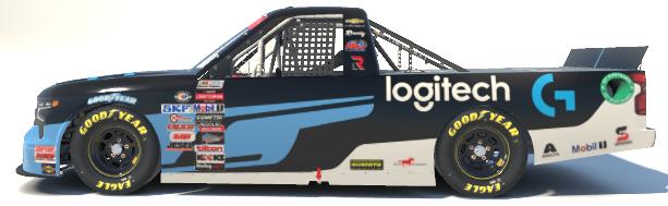 Preview of Jack Wood Logitech Silverado KBM - Sim Stamped Numbers by Ed Hauck