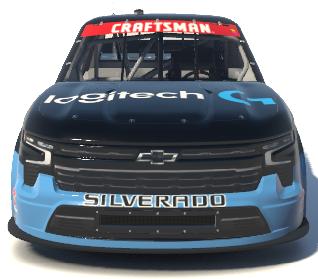 Preview of Jack Wood Logitech Silverado KBM - Sim Stamped Numbers by Ed Hauck
