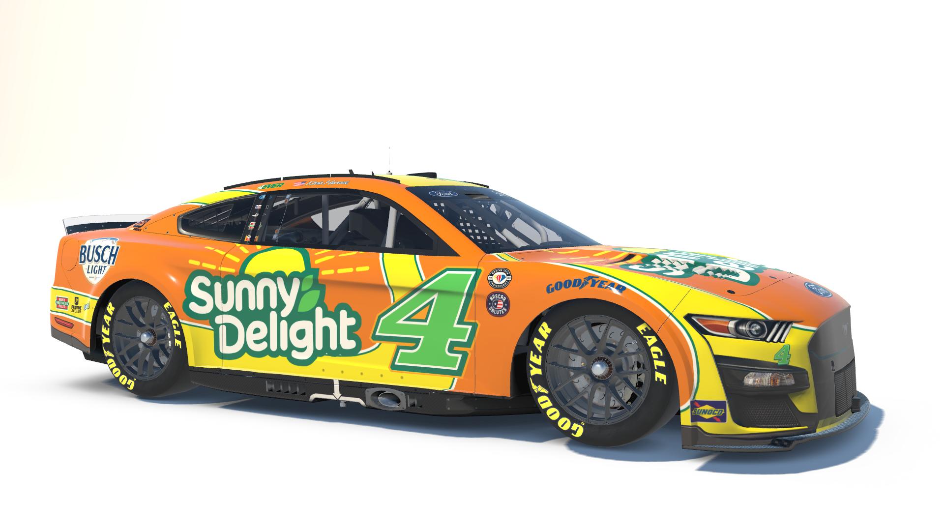 2023 Kevin Harvick Sunny Delight Darlington Throwback by Thomas Sink