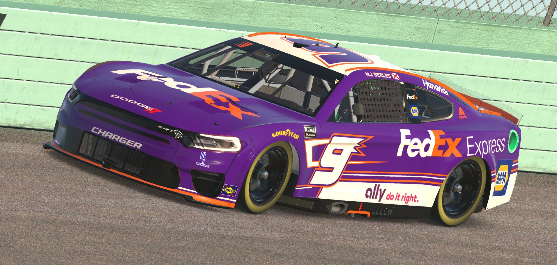 MJ FedEx Dodge Nitro Season 5 update by Riley Rosenbrook Trading Paints