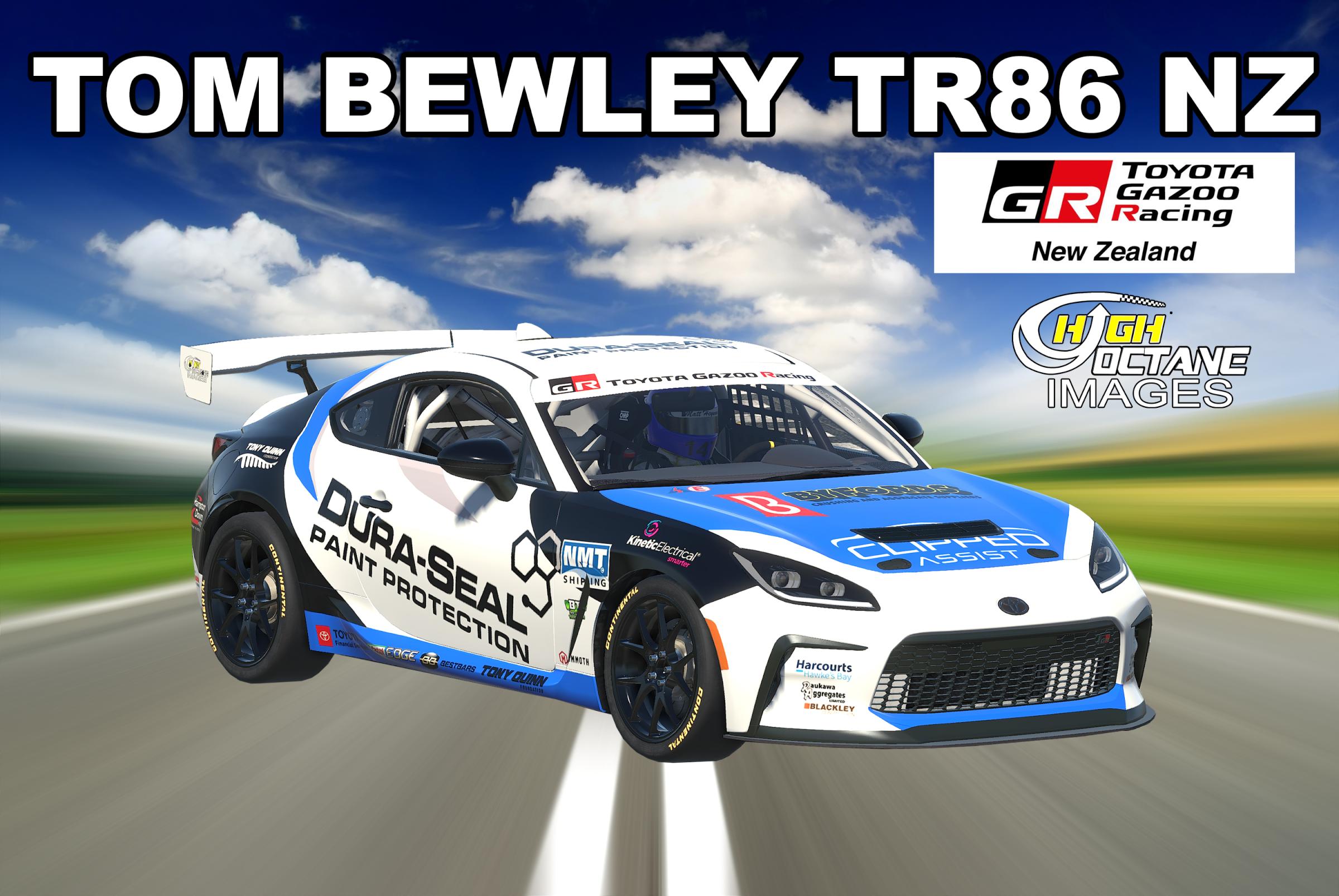 Tom Bewley 2023 Toyota 86 Championship NZ by Matt Heywood - Trading Paints