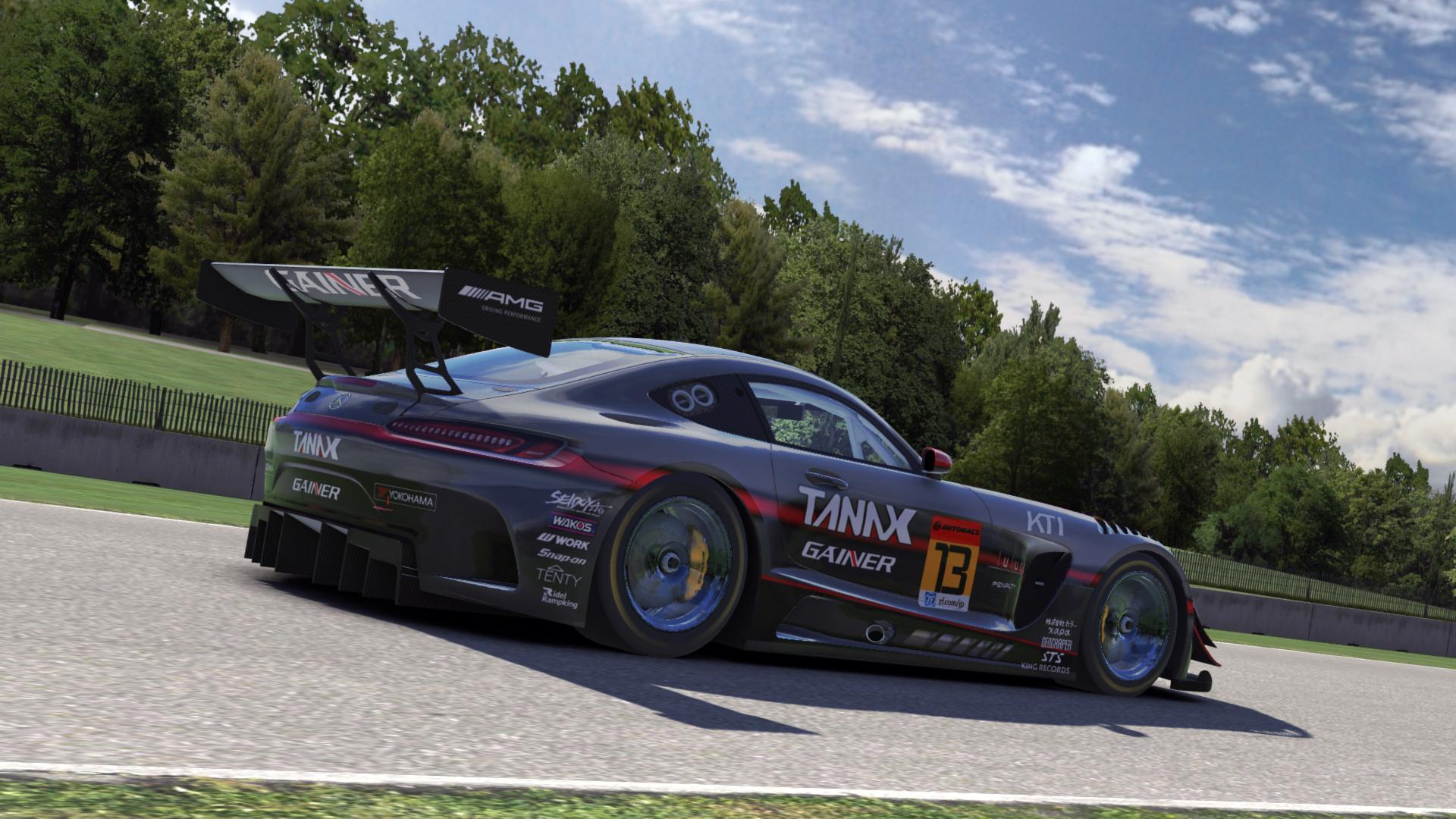 絶版 Mercedes-Benz SLS AMG GT3 GAINER 11 Gainer TANAX Mercedes SLS AMG GT3 (Super GT) by Justin S Davis