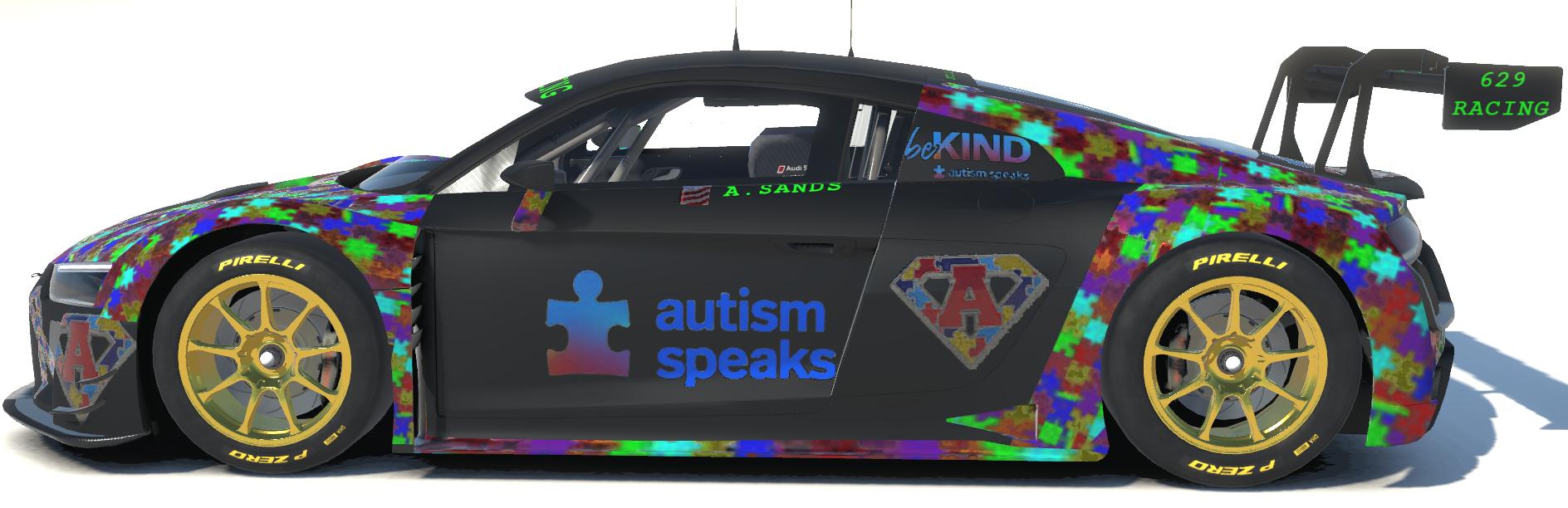 Preview of A.Sands 629 Autism Speaks Racing by Todd Schwarz