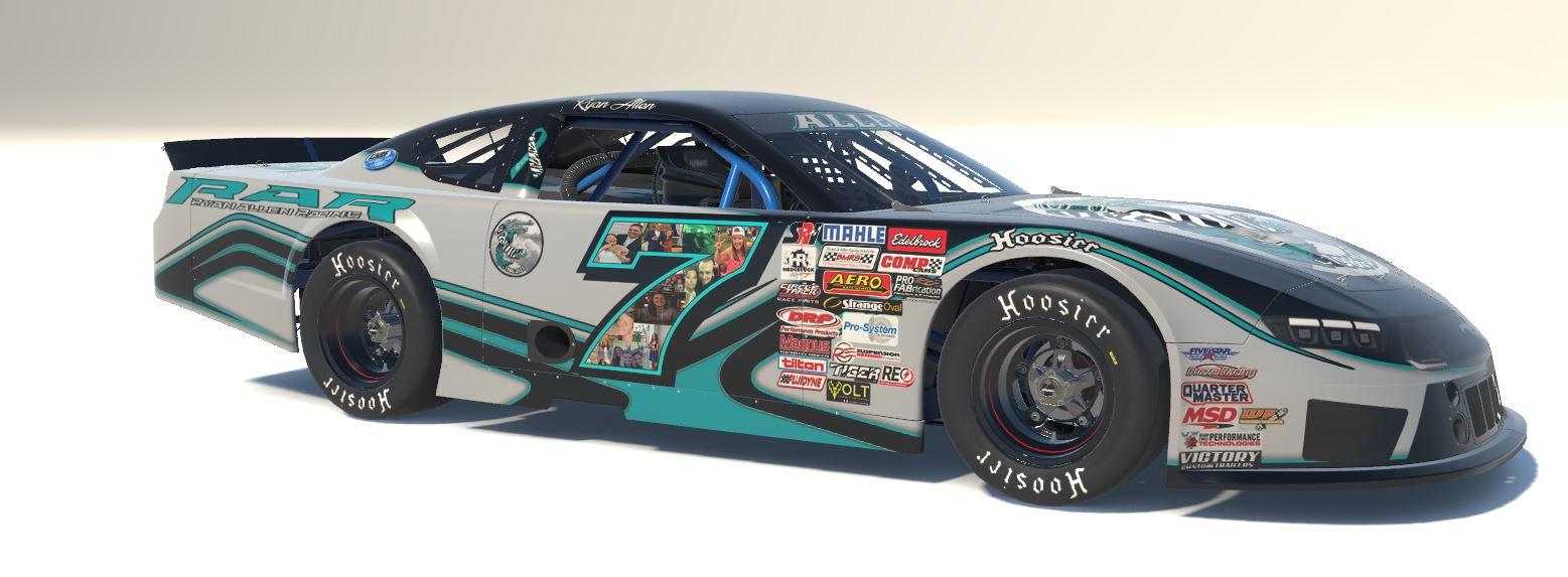 Ryan Allen #7 Amanda Tribute Car by Ryan D Allen - Trading Paints