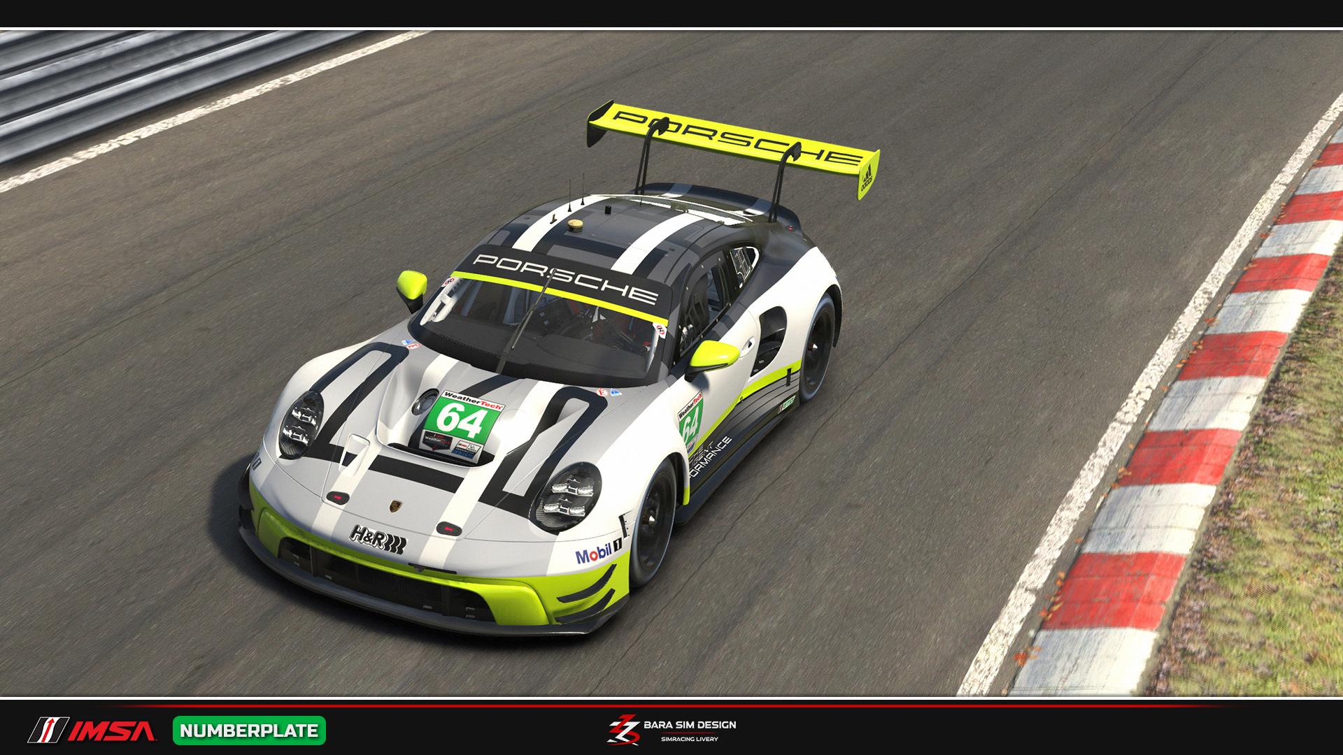 Preview of Manthey Racing 2016 Yellow - IMSA numberplate by Julien Ribouleau