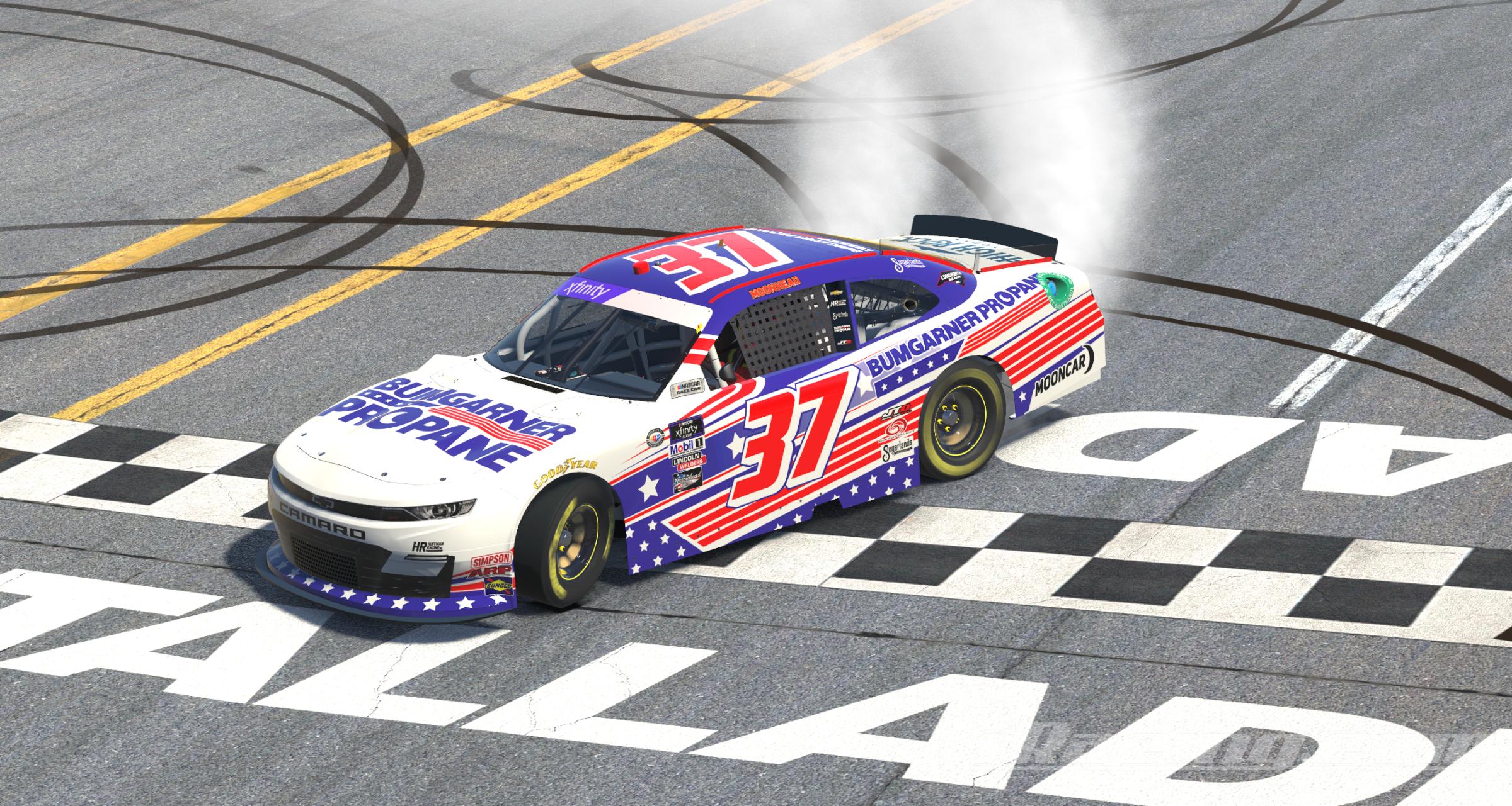 Preview of 37 Moonhead Bumgarner Propane Xfinity Car by Jordan Tiegs