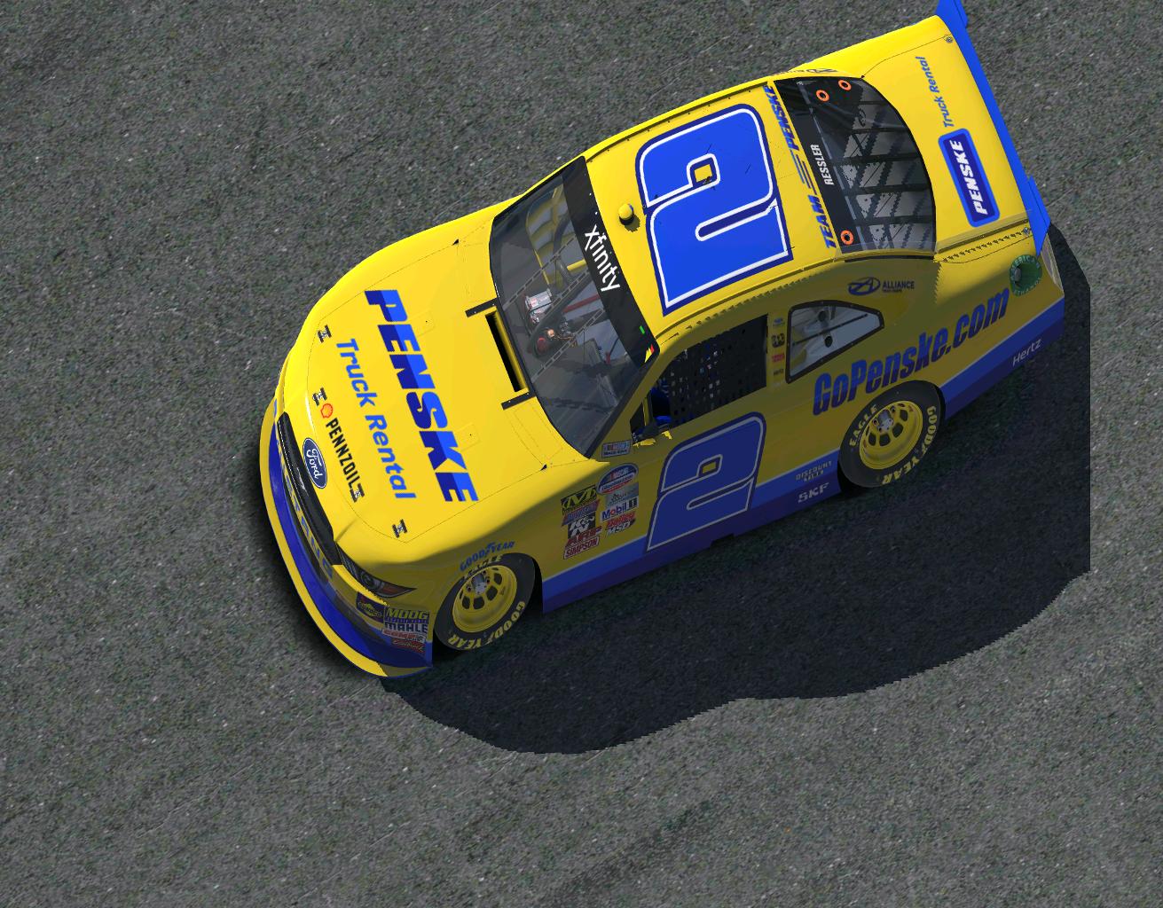 Preview of Penske Truck Rental Xfinity Mustang Fic by Todd Ressler