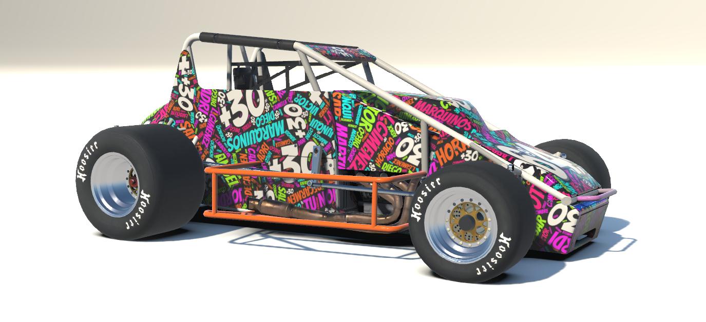 Preview of Sprint Car md30 nube nombres negro by Jes&uacute;s Arboleya