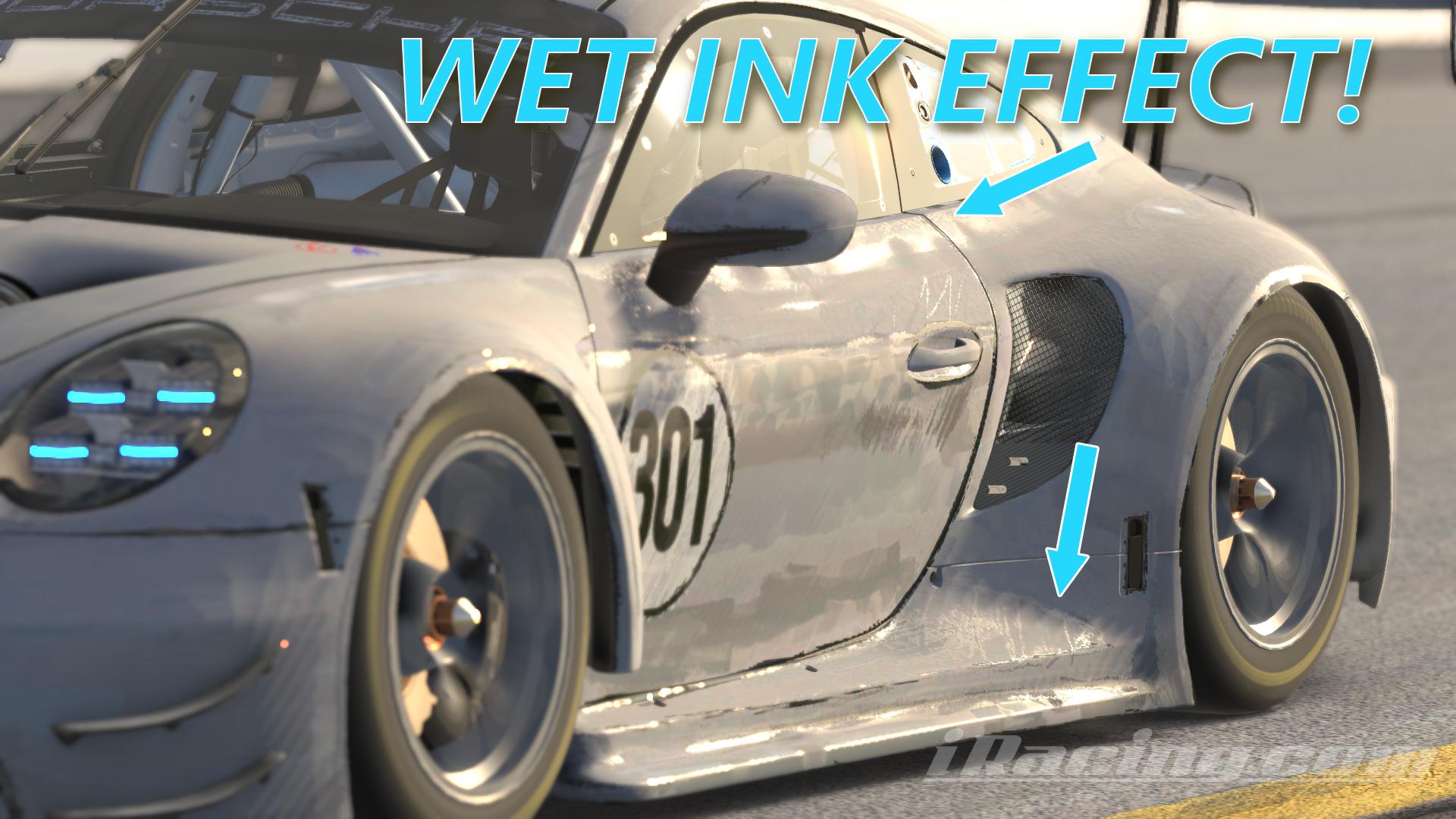 Preview of Pen Sketch with Blue Marker and Pencil Porsche GT3 - Cartoon - Comic - Anime by Adam Schnapper