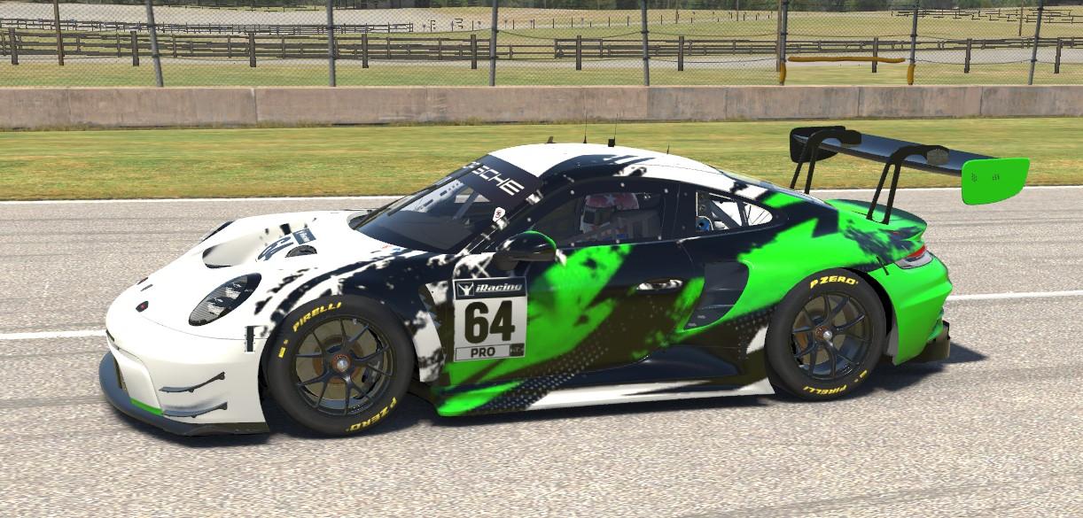 Preview of green black   Porsche 992r GT3 by Mark B.