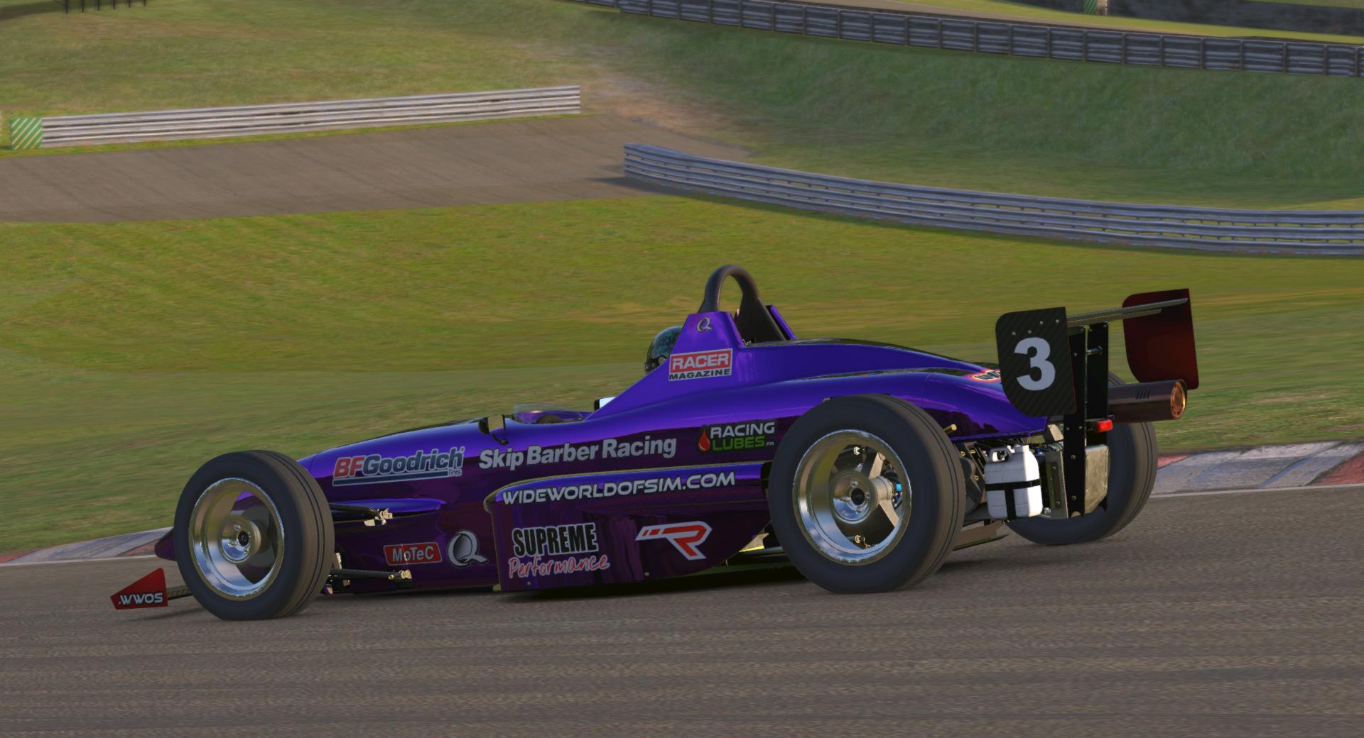 Preview of Skip Barber Formula 2000 - PURPLE by Scotty P.