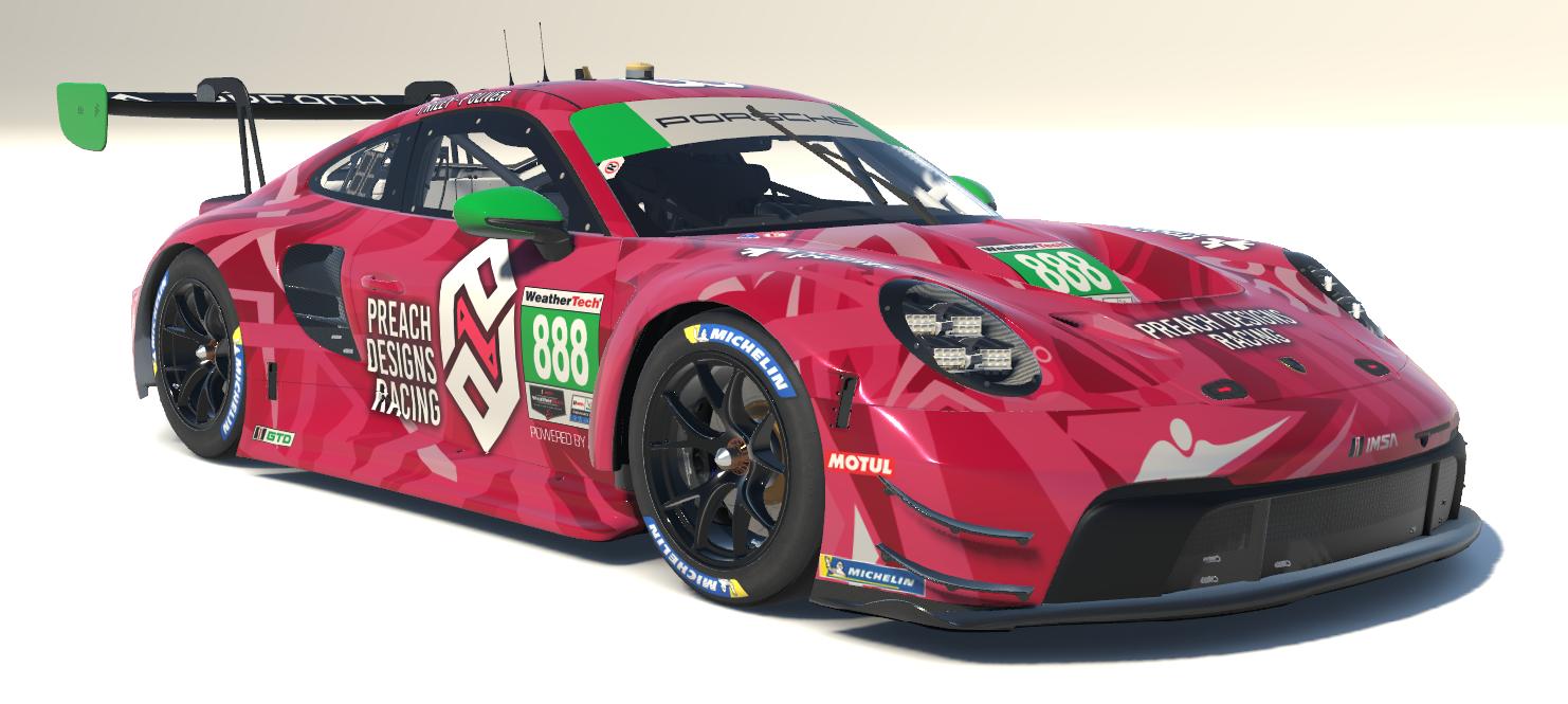 Preview of Preach Designs Racing Porsche 911 GT3R (992) - IMSA by Thomas Riley3
