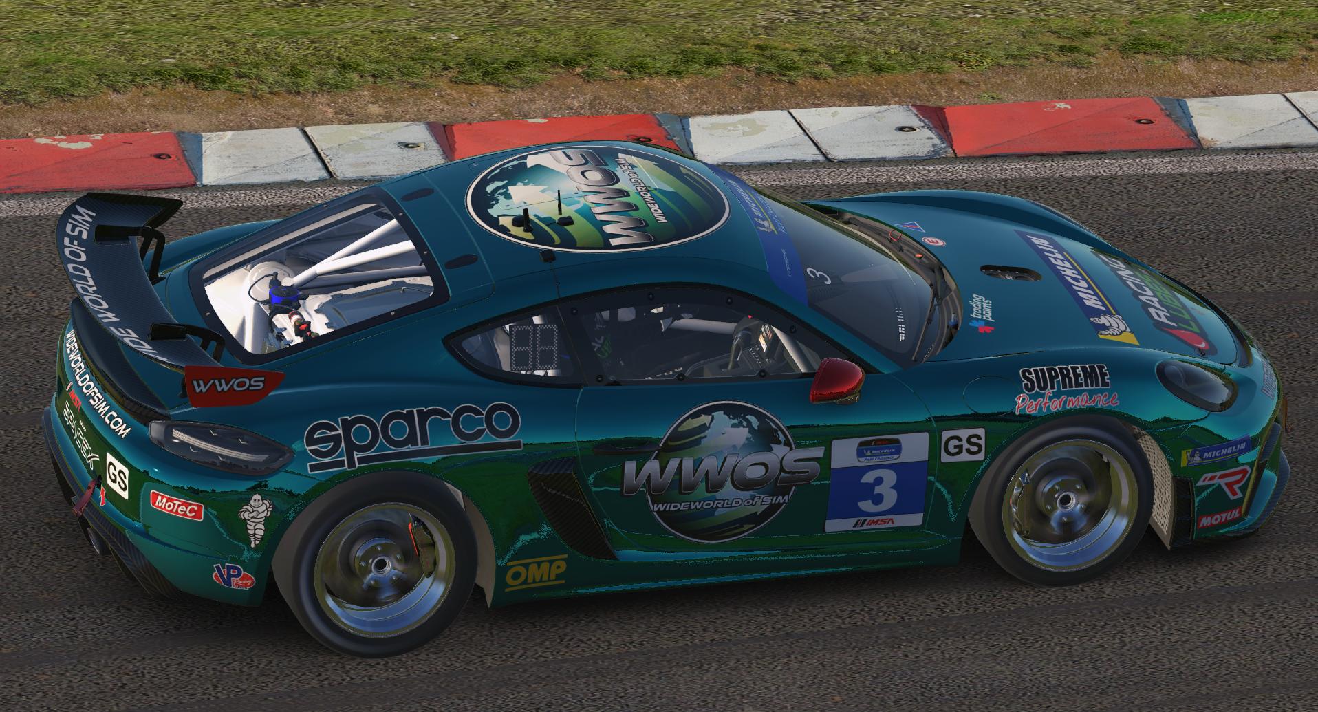 Preview of Porsche 718 Caymen GT4 Clubsport MR - GREEN by Scotty P.