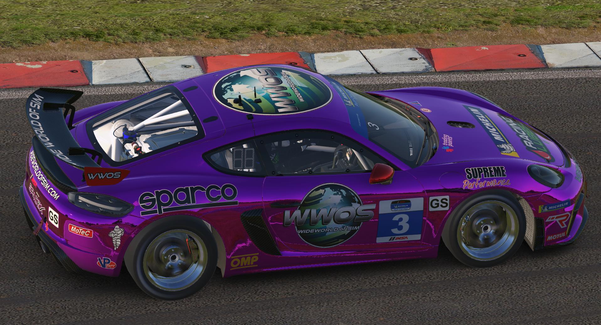 Preview of Porsche 718 Caymen GT4 Clubsport MR - PINK by Scotty P.