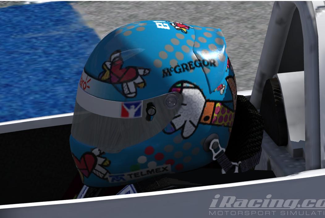 Preview of Esteban Gutierrez helmet, Sauber, Monte-Carlo, 2014 by Amit L.