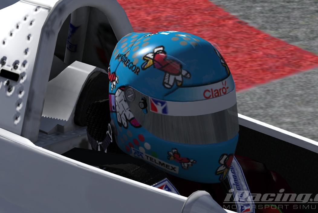 Preview of Esteban Gutierrez helmet, Sauber, Monte-Carlo, 2014 by Amit L.