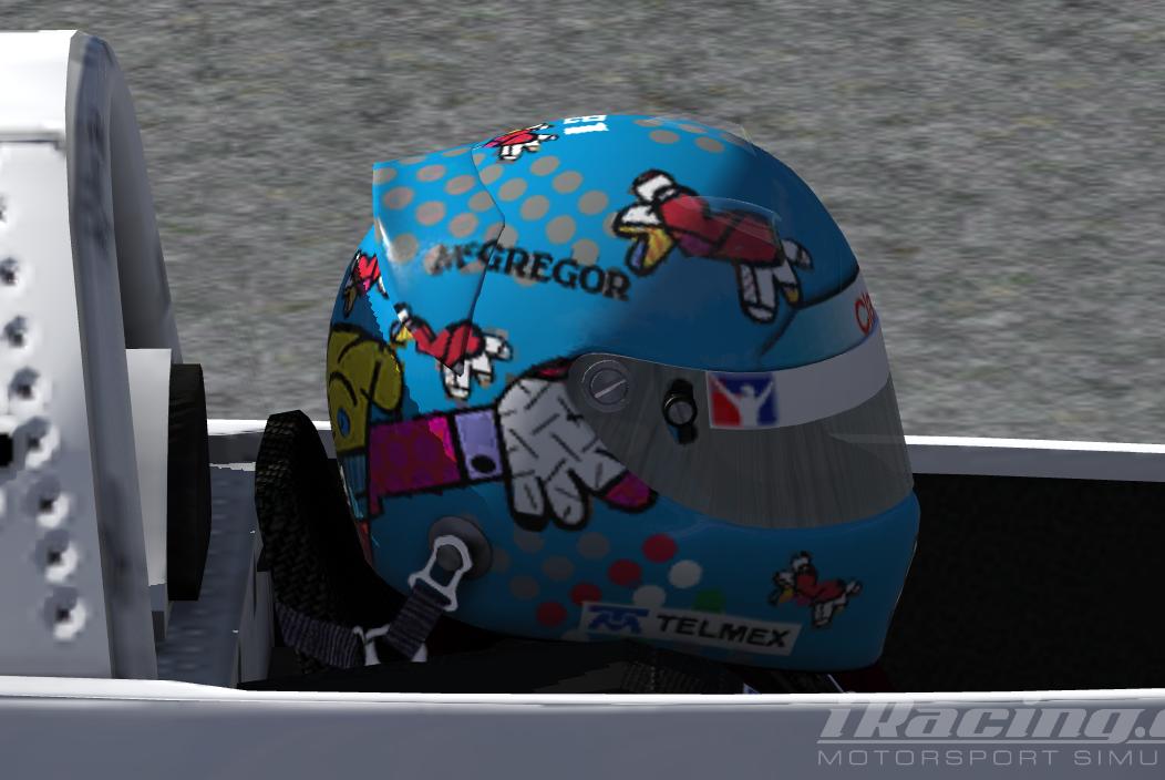 Preview of Esteban Gutierrez helmet, Sauber, Monte-Carlo, 2014 by Amit L.