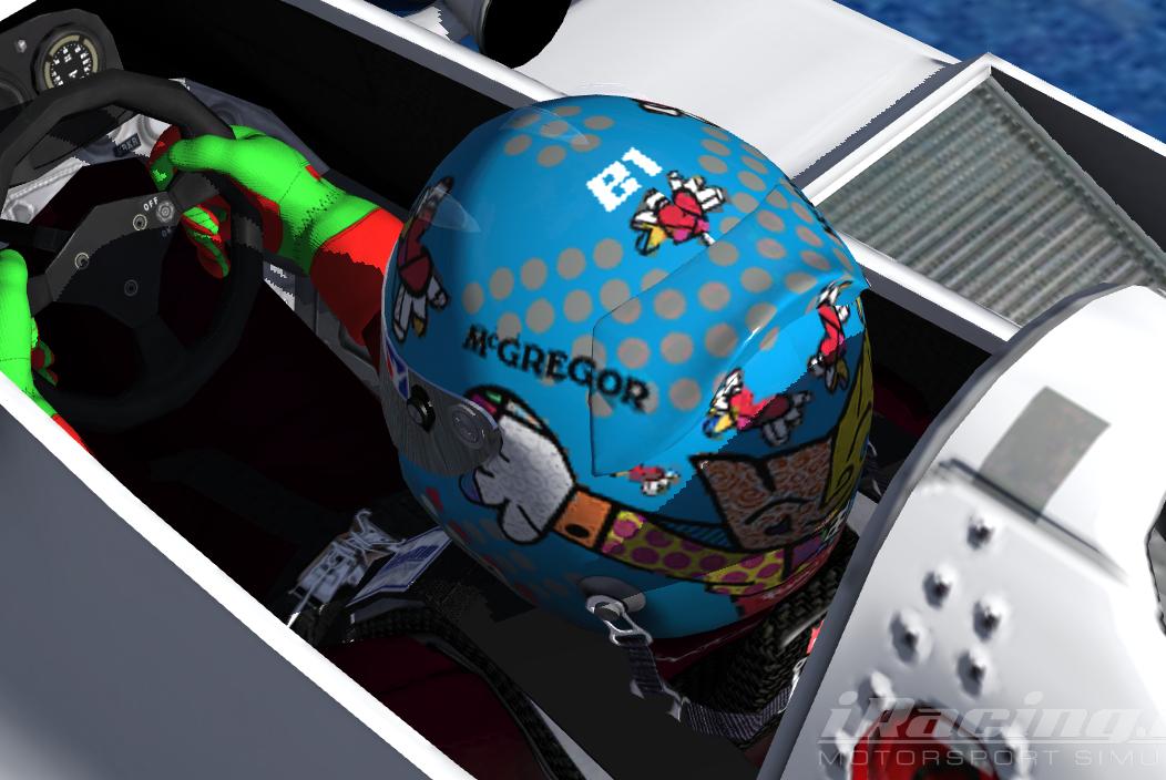 Preview of Esteban Gutierrez helmet, Sauber, Monte-Carlo, 2014 by Amit L.