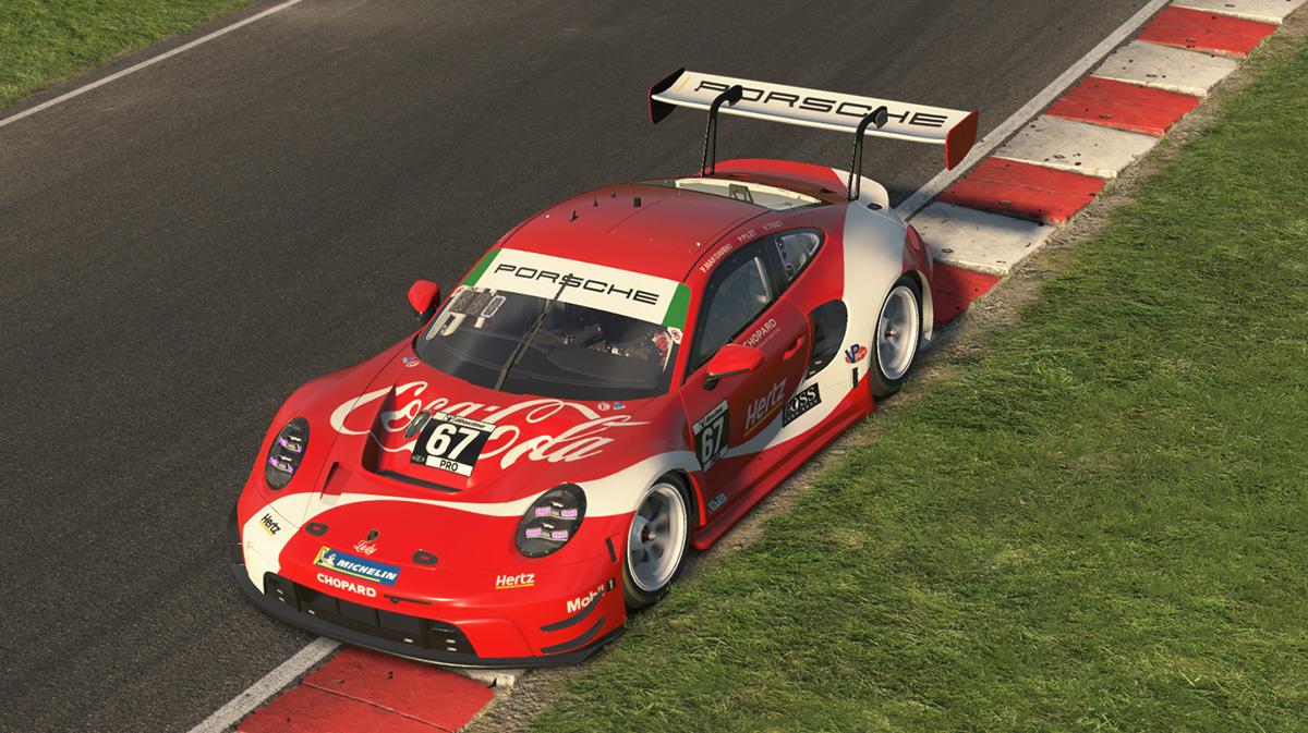 Preview of 992 GT3 Coca-Cola (inspired by 911 RSR) by Andreas Kamradt