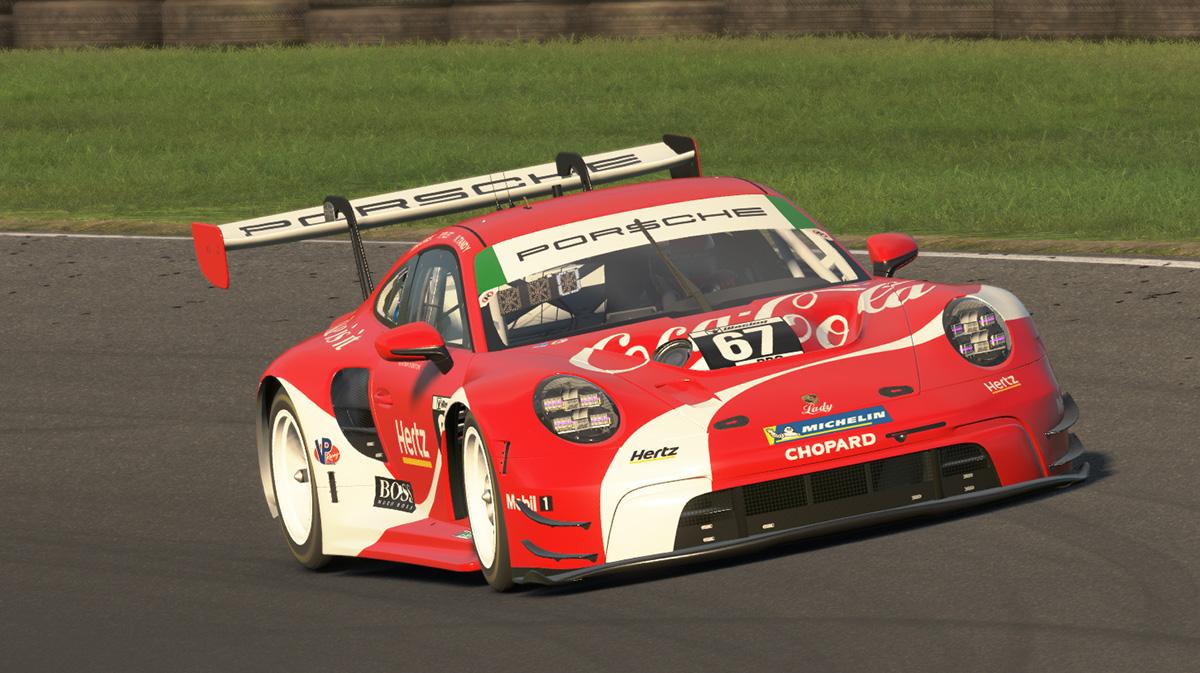 Preview of 992 GT3 Coca-Cola (inspired by 911 RSR) by Andreas Kamradt